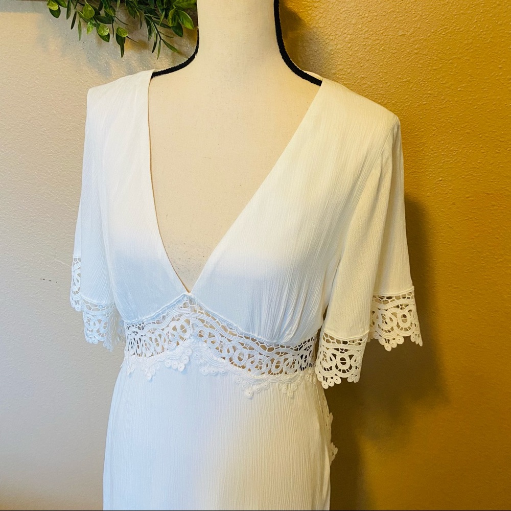 NWOT Lulus Sweeten the Occasion White Lace Maxi Dress - Picture 8 of 17